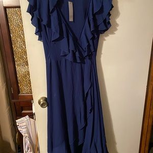 Navy evening dress